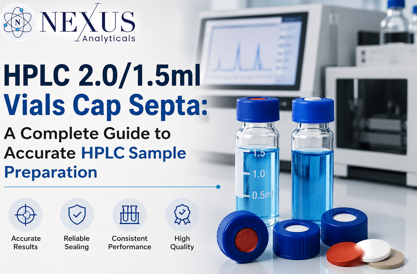HPLC 2.0/1.5ml Vials and Septa
